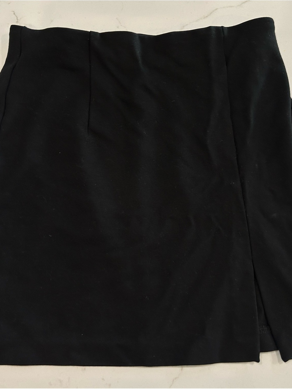 stradivarius Black Mini Pencil Skirt